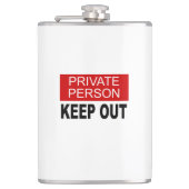 Behalten Privatperson Flachmann (Vorderseite)