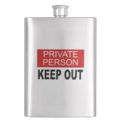 Behalten Privatperson Flachmann (Vorderseite)