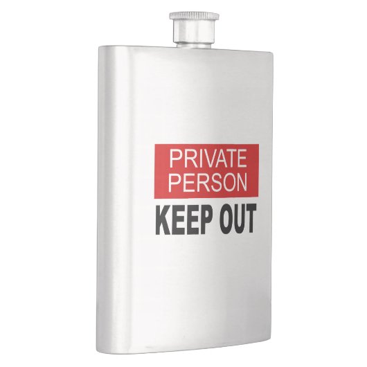 Behalten Privatperson Flachmann (Rechts)