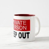 Behalten Privatperson Zweifarbige Tasse (VorderseiteRechts)