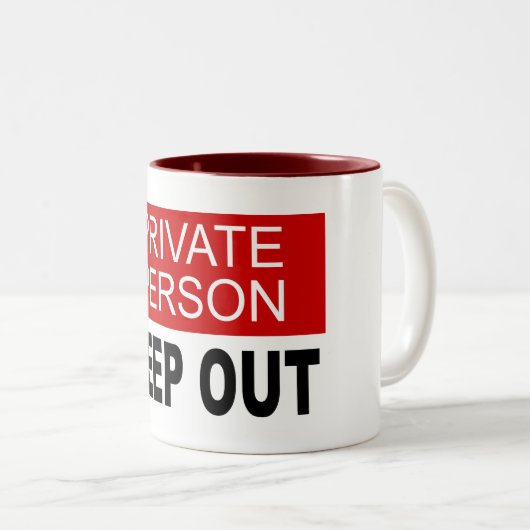 Behalten Privatperson Zweifarbige Tasse (VorderseiteRechts)