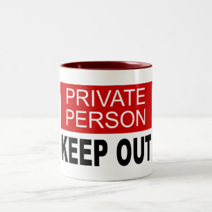 Behalten Privatperson Zweifarbige Tasse