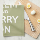 Behalten Ruhe in hellgrün Geschirrtuch (Viertel Falte)