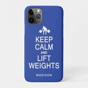 Behalten Ruhe & Lift Gewicht individuelle Name & H Case-Mate iPhone Hülle
