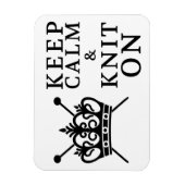 Behalten ruhiger Strick in Handwerksbetrieben Magnet (Vertikal)