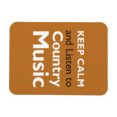 Behalten ruhiges Land Magnet (Horizontal)