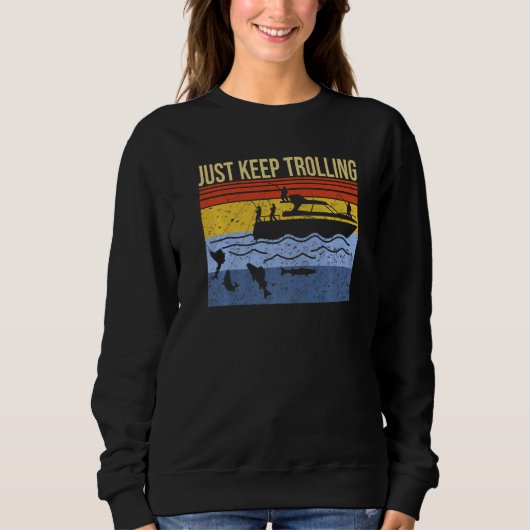 behalten Schleppbootfischer Sweatshirt (Vorderseite)