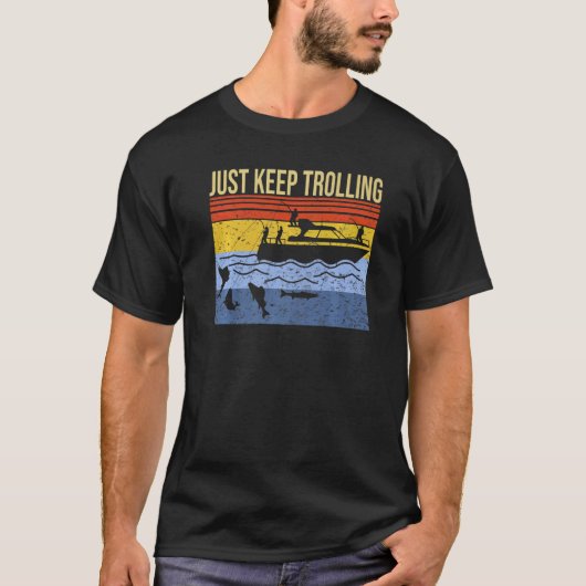 behalten Schleppbootfischer T-Shirt (Vorderseite)