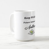 Behalten Schreiben von zukunftsweisenden Best-Sell Kaffeetasse (Vorderseite Links)