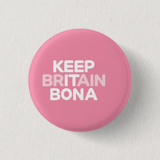 Behalten Sie Abzeichen Großbritanniens Bona Button