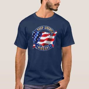 Behalten Sie Amerika groß! Trump Slogan-T - Shirt