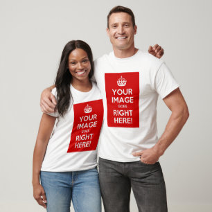 Behalten Sie amerikanisches T-Shirt die Lang-Hüls