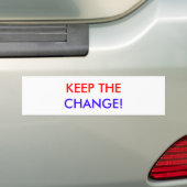 BEHALTEN SIE, ÄNDERN SIE! AUTOAUFKLEBER (Auf Auto)