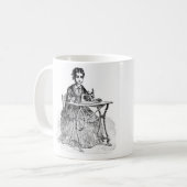 Behalten Sie auf dem Nähen… Kaffeetasse (Vorderseite Links)