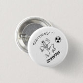 Behalten Sie auf krassem Techin Button (Vorne & Hinten)