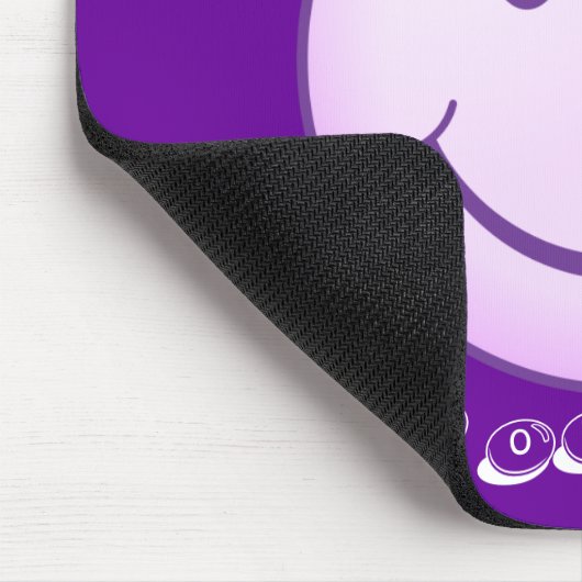 Behalten Sie auf smilin Mousepad (Ecke)