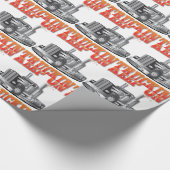 Behalten Sie auf Truckin Geschenkpapier (Ecke)