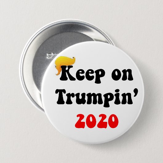 BEHALTEN SIE AUF TRUMPIN 2020!!! GROSSER BUTTON (Vorne & Hinten)