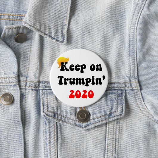 BEHALTEN SIE AUF TRUMPIN 2020!!! GROSSER BUTTON (Beispiel)