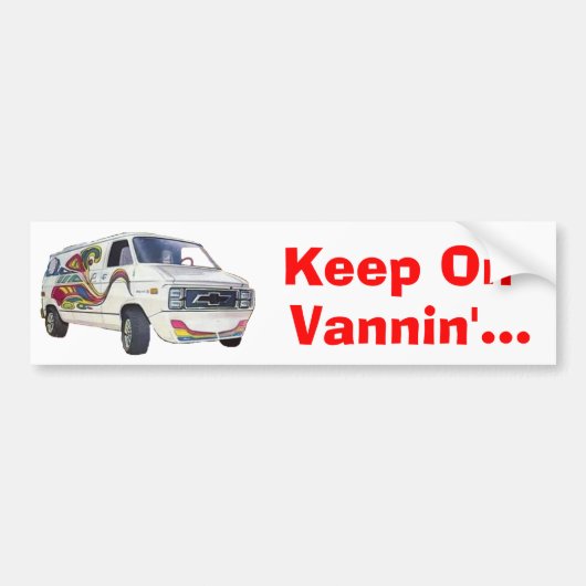 Behalten Sie auf Vannin'… #2 Autoaufkleber (Vorne)