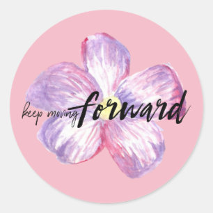 Behalten Sie Aufkleber vorwärts bewegen