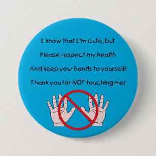 Behalten Sie bitte Hände zum Selbstknopf (BC) Button