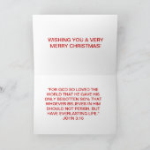 Behalten Sie Christus im Weihnachten (Innenseite)