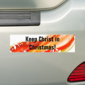 Behalten Sie Christus im Weihnachten, Strudel Autoaufkleber (Auf Auto)