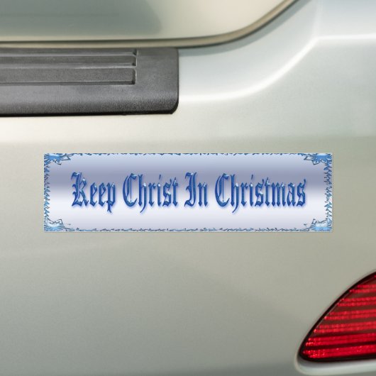 Behalten Sie Christus im WeihnachtsAutoaufkleber Autoaufkleber (Auf Auto)