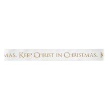 Behalten Sie Christus in Christmas® 3" weit Band