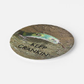 Behalten Sie Crankin alten Fischen-Köder Pappteller (Schrägansicht)