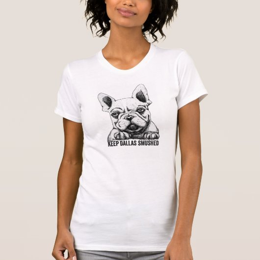Behalten Sie Dallas Smushed! Kurze Tassen retten T-Shirt (Vorderseite)