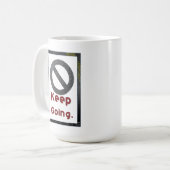 behalten Sie das Gehen Kaffeetasse (Vorderseite Links)