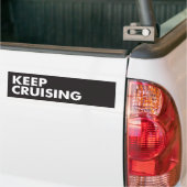 Behalten Sie das Kreuzen Autoaufkleber (Auf Lkw)