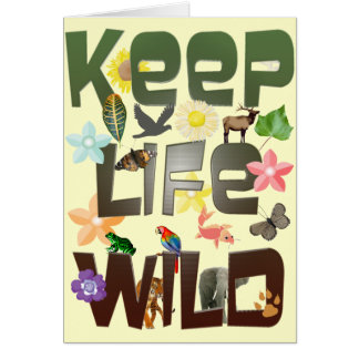 Behalten Sie das Leben wild