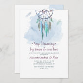 Behalten Sie das Träumen der Abschluss-Einladung Einladung (Vorne/Hinten)