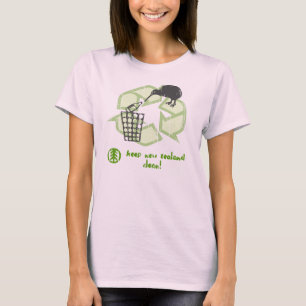 Behalten Sie den Bio T - Shirt sauberer Frauen