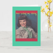 Behalten Sie den Druck ich -- Snarky Grußkarte Karte (Gelbe Blume)