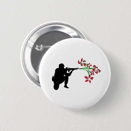 Behalten Sie den Frieden Button (Vorne & Hinten)