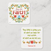 Behalten Sie den Glauben • Geschäft • Mama • Telefonnummerkarte (Vorne/Hinten)