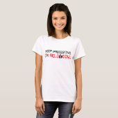 Behalten Sie den Protest: Ich lade neu! T-Shirt (Vorne ganz)
