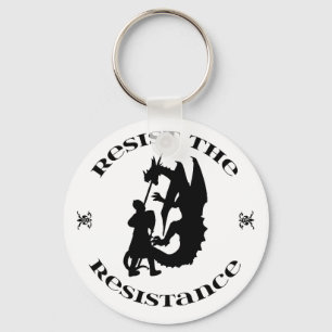 Behalten Sie den Schlüsselanhänger der Resistenz