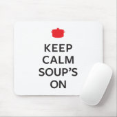Behalten Sie der ruhigen Suppe an Mousepad (Mit Mouse)