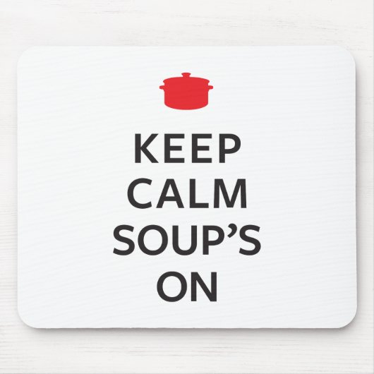 Behalten Sie der ruhigen Suppe an Mousepad (Vorne)