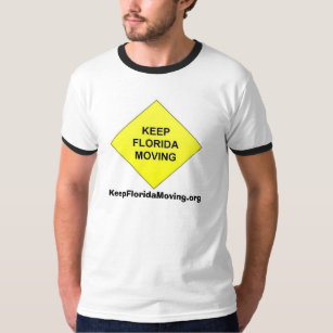 Behalten Sie Diamant-Verkehrsschild Floridas T-Shirt
