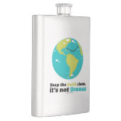 Behalten Sie die Erde sauber Flachmann (Rechts)