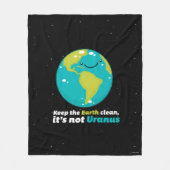 Behalten Sie die Erde sauber Fleecedecke (Vorderseite)