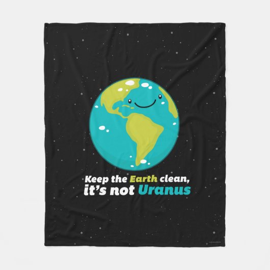Behalten Sie die Erde sauber Fleecedecke (Vorderseite)