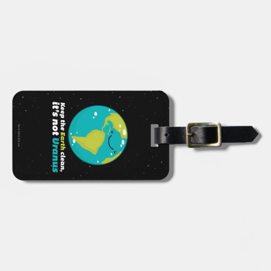 Behalten Sie die Erde sauber Gepäckanhänger (Vorderseite horizontal)