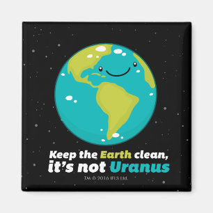 Behalten Sie die Erde sauber Magnet